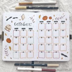 Autumn Quote, Stationary Craft, Bullet Journal Page, Bullet Planner, Bullet Journal Diy