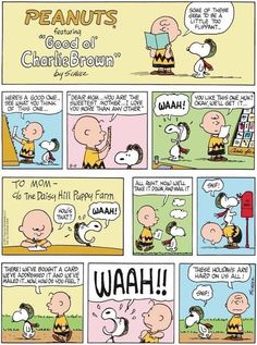 peanuts comic strip about charlie brown's life in the peanuts comics, peanuts cartoon, peanuts