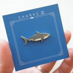 Sharks III pins Shark Accessories, Megalodon Shark, Marine Biology, Great White Shark