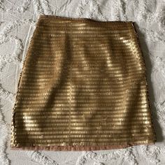 H&M Brand New Gold Sequin Mini Skirt. It’s A Size 4, Fully Lined. This Skirt Runs Small, If You’re Familiar With H&M Sizes This Skirt Feels More Like A Size 2. It’s Beautiful Dress It Or Down. Fitted Gold Skirt For Spring, Gold Fitted Mini Skirt, Fitted Gold Mini Skirt For Spring, Gold Mini Skirt For Summer, Fitted Gold Mini Skirt, Gold Fitted Skirt For Summer, Fitted Gold Skirt For Summer, Gold Mini Skirt With Lining, Fitted Gold Mini Skirt With Lining