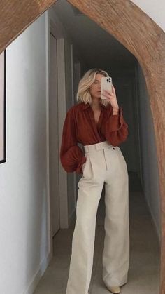 #fashion, #style, #outfitinspiration, #beauty Fall Outfits City Chic, Artsy Classy Outfits, Colorful Business Casual, Corporate Attire, Business Casual Outfits For Work, Elegante Casual, Event Outfit, Stylish Work Outfits, Mode Inspo