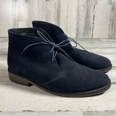 Elevate Your Shoe Game With These Thursday Boot Company Scout Chukka Suede Blue Boots. These Lace-Up Boots Are Made With High-Quality Suede Material And Designed With A Solid Pattern. The Boots Come In Size 12 Us. Thursday Boot Co, Thursday Boot Company, Thursday Boots, Boot Companies, Blue Boots, Suede Material, Make Color, Shoe Game, Solid Pattern