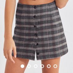 Nwt Sold Out Online. Urban Outfitters Plaid Skirt. Complete The Look With Match Top Listed In Closet. Trendy Gray Skirt For Fall, Trendy Gray Fall Skirt, Casual Gray Lined Mini Skirt, Casual Gray Skirted Skort, Gray Short Lined Skirt, Trendy Short Gray Skirt, Gray Skort For Fall, Urban Outfitters Casual Mini Skirt For Fall, Casual Gray Workwear Skort