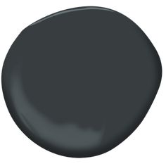 the dark gray paint is shown in this image