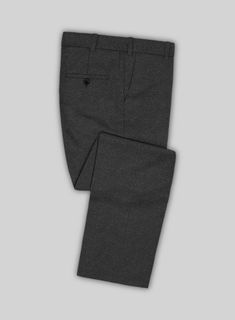 Ready to rock that last-minute bash or nail that business meeting in style? Slip into our Loro Piana Alessio Wool Pants and let's make that impression linger. Tailored with the finest wool material, it's like giving yourself a warm hug in pure luxury. These pants boasts a solid texture that stands out in a distinguished gray shade, giving you the confidence to move swiftly. So, don this piece and create an array of classic staple options.  Choice of the Elite, Loro Piana is owned by LVMH Moët He Wool Bottoms With Pressed Crease For Fall, Wool Straight Leg Business Casual Pants, Formal Winter Bottoms With Welt Pockets, Wool Straight Leg Pants For Business Casual, Business Casual Wool Tapered Leg Bottoms, Business Casual Wool Bottoms With Tapered Leg, Wool Tapered Leg Bottoms For Business Casual, Wool High-waisted Pants With Welt Pockets, Semi-formal Winter Pants