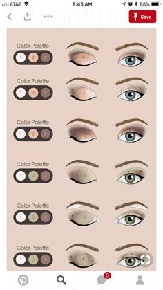 Teknik Makeup, Eye Shadow Application, Makeup Contouring, Natural Summer Makeup, Contouring Makeup, Mekap Mata, Hazel Eye Makeup, 50 Makeup, Makeup Tip