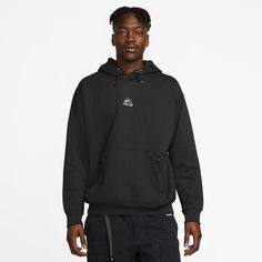 Men's Nike ACG Therma-FIT Fleece Pullover Hoodie Style # DH3087-013 Color : Black Tom Ford Eyewear, Hoodie Style, Lined Hoodie, Oregon Usa, We Made It, Vans Shop, Jeans For Short Women, Nike Acg, French Terry Fabric