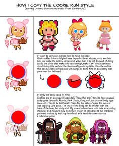 the instructions for how to make an animal girl character from mario and luigi's world