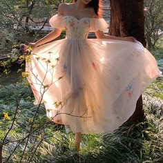 Best Women Tulle Prom Dress Off Shoulder Puff Sleeve Wedding Party Gown Fairy Forest Dress, Green Tulle, Floral Slip Dress, Dress Cottagecore, Cottagecore Dress, Dress Chiffon, Fairytale Dress, Vestidos Vintage, Tulle Prom Dress