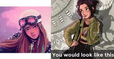 You would look like this- | What would you look like if you were a cartoon character? Life Quizzes, Dear Algebra, Random Quizzes, Gemini Art, Harry Potter Quizzes, A Cartoon Character