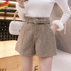 Black Outerwear, Prom Dresses Boho, Shorts With Belt, Dubai Shopping, A Line Shorts, Swimsuit Dress, Shorts Women, Crop Top Blouse, Grey Khakis