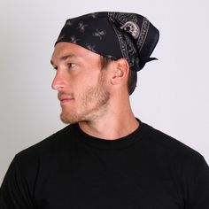 Our signature Flying Eyeball Paisley Bandana measures 21" x 21" and features an original paisley design with eye balls throughout. This bandana is perfect for the biker who wants to show off their attitude and can be worn on your head, under your motorc Flying Eyeball, Biker Bandanas, Motorcycle Chaps, Eye Balls, Biker Bracelet, Women's Slip Ons, Paisley Bandana, Motorcycle Mirrors, Motorcycle Vest