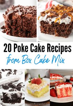 20 poke cake recipes from box cake mix