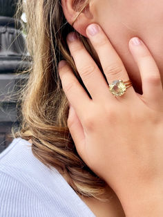 Here is microdose of sun to keep you through the cold months of Winter, encapsulated in this vibrant citrine cocktail ring. Framed in a gorgeous gold openwork, we love how it catches the light. Its hue, neither too warm nor too cold, fits all skintypes and goes with everything, just like gold itself! We absolutely love this one! What about you? Sun In Winter, Cold Fits, Too Cold, Cocktail Ring, Citrine