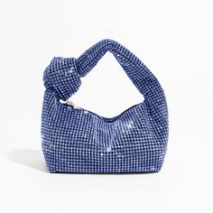 Xpoko Back to school Luxury Rhinestones Knot Evening Bag Glitter Crystal Mesh Women Handbags Designer Diamonds Party Purses Shinny Female Bags 2023 Female Bags, Slouchy Hobo Bag, Crystal Handbag, Diamond Party, Dumpling Bag, Party Purse, Handbags Designer, Purse Brands, Evening Purse