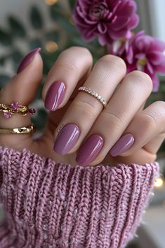 Terracotta Nails, Dark Color Nails, Makeup Nails Designs, Lavender Nails, Rose Gold Nails, Rose Nails, Short Nail Designs, Holographic Nails