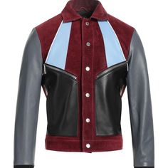 Dsquared2 Leather Jacket Designer Red Leather Outerwear, Dsquared Men, Mens Leather Shirt, Designer Leather Jackets, Denim Art, Leather Shirt, Men's Coats & Jackets, Suits Coats, Suede Jacket