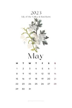 May month calendar with birth month flower theme for 2023 May Calendar 2023 Aesthetic, Desktop Calendar Design, 2023 Monthly Calendar, May Calendar, Baby Boy Art, Nurse Aesthetic, Birthday Party Photography, 2023 Aesthetic, Happy Birthday Posters