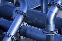 the metal pipes are connected to each other in this close up photo royalty images and stock photos