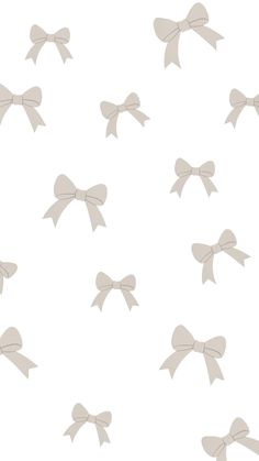 an image of many bows that are on a white background with no one in the photo