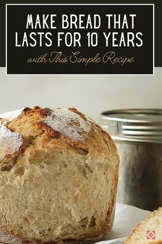 a loaf of bread sitting on top of a table