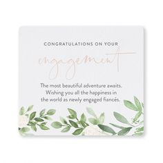 Wedding Engagement Verse Engagement Verses, Message For Newly Wed, Hanging Packaging, Engagement Message, Happy Engagement, Congratulations On Your Engagement, Beautiful Adventure, Engaged Couple