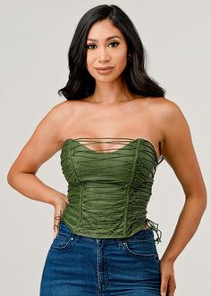 Introducing our stunning and alluring Faux Leather Crop Top! This beautifully designed corset embraces elegance and sensuality, crafted with high-quality faux leather for a luxurious feel. The eye-catching lace-up detail in the front adds a touch of intrigue, allowing you to customize the fit according to your preference. With its flattering silhouette and attention to detail, this crop top is perfect for making a bold fashion statement. Whether you're going for a night out with friends or a spe Leather Corset Top, Leather Crop Top, Leather Corset, Bold Fashion, Corset Top, Fashion Statement, Night Out, Crop Top, Faux Leather