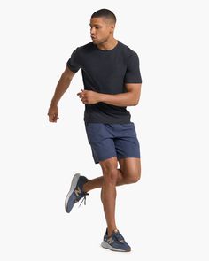 The Strato Tech Tee is the softest piece of workout apparel on the planet, doubling as your go-to t-shirt. With next-level comfort, our softest performance knit is moisture wicking. | Vuori Strato Tech T-Shirt / Tee | Charcoal Heather | XXL Vuori makes premium performance apparel inspired by the active Coastal California lifestyle; an integration of fitness, surf, sport, and art. Breaking down the boundaries of traditional activewear, we are a new perspective on performance apparel. Gray Athleisure T-shirt For Running, Functional Go-dry Crew Neck Activewear, Relaxed Fit Athleisure T-shirt, Go-dry Crew Neck Athleisure Activewear, Casual Recycled Polyester Sports T-shirt, Casual Sports T-shirt In Recycled Polyester, Athletic Fit Go-dry Functional T-shirt, Sporty Crew Neck Activewear In Recycled Polyester, Recycled Polyester Activewear Crew Neck For Sports