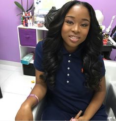 Teen Sew In Hairstyles, Sew In Hair Extensions, Sew In Hairstyles, Sew Ins, Bow Hairstyle, Quick Weave, Body Wave Hair, Hair Collection, Sew In