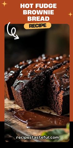 A rich and indulgent treat that combines the fudgy goodness of brownies with the comforting texture of bread. This Hot Fudge Brownie Bread is perfect for satisfying your chocolate cravings. #HotFudgeBrownie #ChocolateBread #FudgyDelights #BrownieBread #DessertLovers #BakingTreats #ChocolateDessert