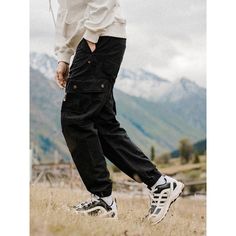 Retro Sports Cargo Pants Fabric: 100% Cotton Size: S, M, L, XL, 2XL, 3XL, 4XL, Multiple Color Selections: Black  Season: Spring, Fall, Summer, Winter Retro Sports, Green Cargo Pants, Pants Fabric, Summer Winter, Multiple Color, Vintage Images, Mens Bottom, Army Green, Cargo Pants