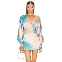 Retrofete Aubrielle Tie Dye Dress. Very Small Snags, But Nothing Bad At All. Tie Dye Dress, Dyed Dress, Dresses Xs, Blue Yellow, Tie Dye, Dye, Yellow, Womens Dresses, Dresses