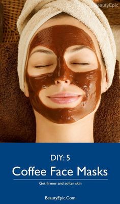 Beauty Benefits of Coffee Face MasksDIY This will prove to be a perfect mask for all skin types. Face Masks Diy, Benefits Of Coffee