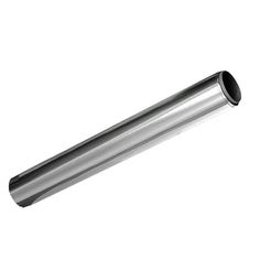 an aluminum tube on a white background