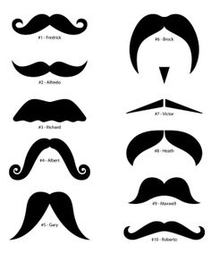 Mustache Template, Face Painting Designs, Moustaches, Beard Care, Photo Booth Props, Diy Printables, Quiet Book, Just For Fun, Face Painting