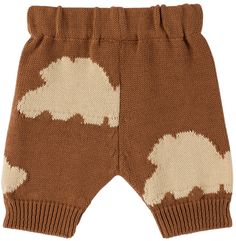 Knit organic cotton lounge pants. Intarsia graphics throughout. · Rib knit elasticized waistband and cuffs · Machine-wash Supplier color: Sandstone Size: child's height 0-3M: 24 / 61 cm 3-6M: 26.75 / 67.9 cm 6-9M: 28.75 / 73 cm 9-12M: 30.75 / 78.1 cm 12-24M: 34.25 / 87 cm 24-36M: 36.75 / 93.3 cm 3Y: 38.5 / 97.8 cm 4Y: 41.25 / 104.8 cm Unisex Cotton Bottoms For Playtime, Casual Organic Cotton Bottoms For Playtime, Unisex Cotton Bottoms With Elastic Waistband, Unisex Cotton Bottoms For Loungewear, Unisex Bottoms With Elastic Waistband For Loungewear, Unisex Bottoms With Elastic Waistband For Playwear, Elastic Cotton Pants For Loungewear, Cotton Gauze Dress, Organic Cotton Leggings