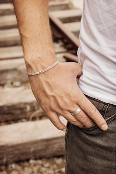 https://www.etsy.com/listing/609588300/thick-wheat-chain-bracelet-silver-chain?ref=shop_home_active_1 Boys Chain Design Silver, Mens Custom Jewelry, Max Brown