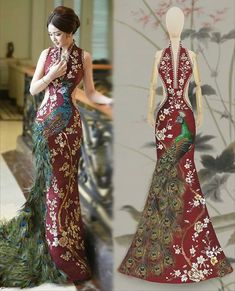 Sangjit Dress, Chinese Dress Modern, Sebastian Gunawan, Chinese Gown, Cheongsam Wedding, Cheongsam Modern, Qi Pao, Chinese Wedding Dress, Chinese Style Dress