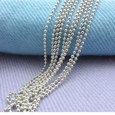 925 Sterling Silver, 1.0 m/m Ball Bead Chain Necklace Rhodium Plating,wholesale. Item Features Nickel & Lead Free Excellent Finish Perfect Gift Most Popular Chain All of my product 200% True Sterling Silver and stamped 925 Item Description Metal: True Sterling Silver. Type: Ball Bead Chain Necklace Length: 16 inches, 18 inches, 20 inches,22 inches,24 inches Width: 1.0 m/m. Clasp: Spring, A-bar Plating: Rhodium Plated Place of Origin: Made in KOREA Payment We are accept only PayPal Shipment W Silver Jewelry With Ball Chain For Gift, Silver Round Beads Chain Necklace Gift, Silver Chain Necklace With Round Beads For Gift, Silver Satellite Chain Jewelry, Silver Beaded Chain Necklace With Round Beads, Silver Beaded Sterling Silver Chain Necklace, Silver Jewelry With Round Satellite Chain Pendant, Silver Satellite Chain With Round Pendant, Silver Jewelry With Round Pendant And Ball Chain