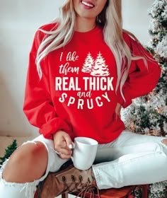 Festive Christmas Outfit, Matching Christmas Sweaters, Personalized Matches, Funny Christmas Sweaters, Hoodie Allen, Print Transfer, Shirts To Make, Vip Group, Holiday Sweatshirt