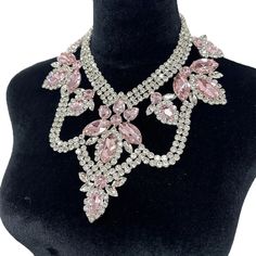 Rhinestone necklace-Elegant Pink Glass Gemstones Necklace Women Jewelry Wedding Big Size SS28 Rhinestones Crystal Drag Queen Stage Accessories Style: Classic Occasion: Party Necklace Type: Chokers Necklaces Material: glass Item Type: Necklaces Gender: Unisex Fine or Fashion: Fashion Model Number:3256804855323803 Crystal Rhinestone Necklace For Party, Crystal Jeweled Necklaces For Celebration, Glamorous Rhinestone Necklace For Wedding, Glamorous Rhinestone Wedding Necklace, Costume Jewelry Crystal Necklace With Rhinestones, Glamorous Wedding Necklace With Stones, Party Costume Jewelry Bridal Necklace, Glamorous Crystal Necklace With Stones, Pink Crystal Rhinestone Necklace For Wedding