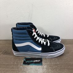 New With Tags Vans Sk8 Hi Lace Up Navy Blue Skate Sneakers 721356 Men's Size 9 No Box. Smoke Free. Carefully Packaged When Shipped. Pair In Photos Is The Exact Pair You're Purchasing Check Pictures For Details Make Sure To Follow Us. We Post A Ton Of Shoes And Offer Bundle Pricing. Our Inventory: 24030522 4.13.4 Blue Lace-up Sneakers For Skateboarding, Urban Blue Skate Shoes With Rubber Sole, Blue Lace-up High-top Sneakers For Skateboarding, Blue Urban Lace-up Skate Shoes, Urban Blue Lace-up Skate Shoes, Casual Blue High-top Sneakers For Skateboarding, Urban Blue Lace-up High-top Sneakers, Blue Lace-up Urban High-top Sneakers, Blue Lace-up High-top Urban Sneakers