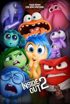 the inside out 2 movie poster