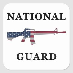 National Guard M16 Sticker Size: Small, 1½ inch. Gender: unisex. Age Group: adult. Military Logo, Patriotic Art, The Soldier, National Guard, Sticker Size, My Son, Submarine, Soldier