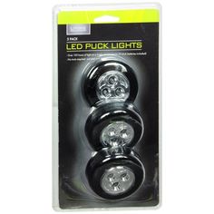 three black and white lights are in the package for sale on ebayn's website