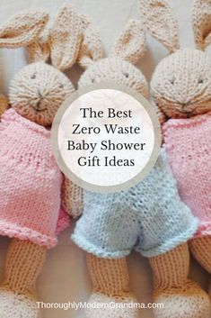 the best zero waste baby shower gift ideas for babies and toddlers to give as gifts