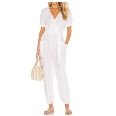 #ad Find ideas and inspiration for L* Space Shore NWOT Thing Gauzy Crinkle Cotton Jumpsuit White XS , Fashion womens Jumpsuits Jumpsuit White, Crinkle Cotton, Cotton Jumpsuit, L Space, White Jumpsuit, Waist Tie, Pant Jumpsuit, Jumpsuit Romper, Elastic Waist