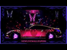 a car is shown with the words new wallpapers on it