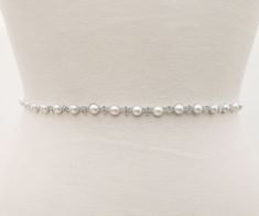 "LISALI Thin pearl belt, Wedding sash, Pearl sash,Sparkly Wedding Belt, Bling Belts, Rhinestone Belt, Wedding Belts, Bridal Belts, Rhinestone Chain Belt, Crystal Sash Belt 💗Made of - This beautiful sash is made with sparkly rhinestones details and pearls, very elegant. - Width: 1/4 \" (0.8 cm) 💗Finsh/Ribbon color - Satin / Oraganza ribbon your color choice - 108\" long (2.5 m) , made to tie a bow in the back Sophisticated and elegant bridal belt. - No ribbon/sew on You have the option to purch Bridesmaids Belts And Sashes, Pearl Wedding Dress Belt, Diamond Wedding Dress, Tight Wedding Dress, Belt Wedding Dress, Bridesmaid Belt, Bridal Belts, Pearl Belt, Bling Belts