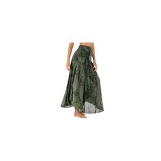 A.A.Y - Boho Swing Skirt Dress Green Beach Dress With Lined Skirt, Green Lined Beach Dress, Green Long Wrap Skirt For Vacation, Fitted Green Wrap Skirt For Vacation, Elastic Thread, Boho Style Dresses, Skirt Skirt, How To Dye Fabric, Types Of Skirts